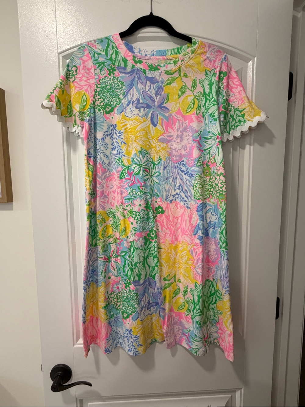 Lilly Pulitzer Cody Floral Multi-Color Short Sleeve Dress